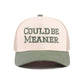 Could Be Meaner Two Tone Mesh Snapback Hat