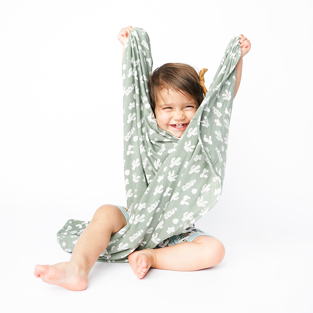 Stay Sharp Bamboo Baby Blanket Baby Gift Swaddle Blanket