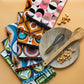 Teardrops Mid Century Modern Kitchen Bar Tea Towel with Trim