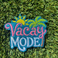 Trendy Vacay Mode Glitter Patch