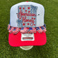 Trendy American Flag Bottle Top Hat Chain