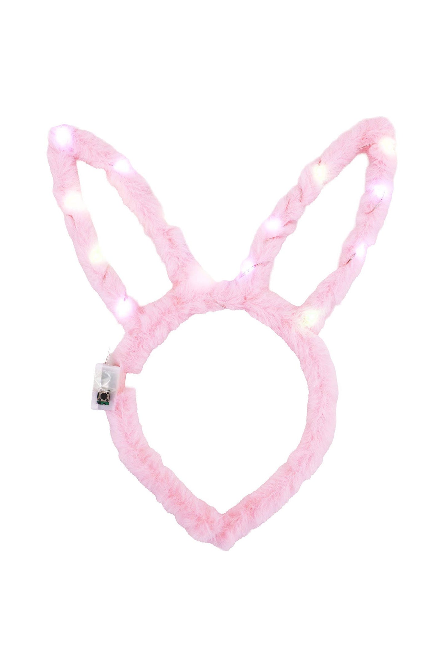 Pastel Bunny Ears Fuzzy Faux Fur Hairband