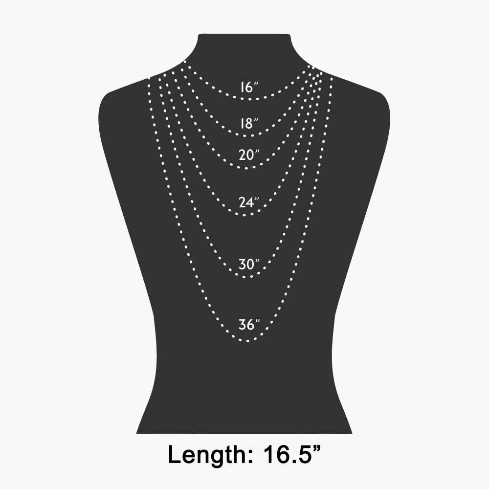 18K Gold Dipped 3 Cross Pendant Necklace