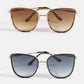 Cat Eye Double Bar Bridge Sunglasses
