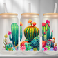Barrel Cactus – 16 oz Glass Tumbler