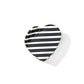 Polka Dot & Striped Heart Hair Claw Clips | 40H1053