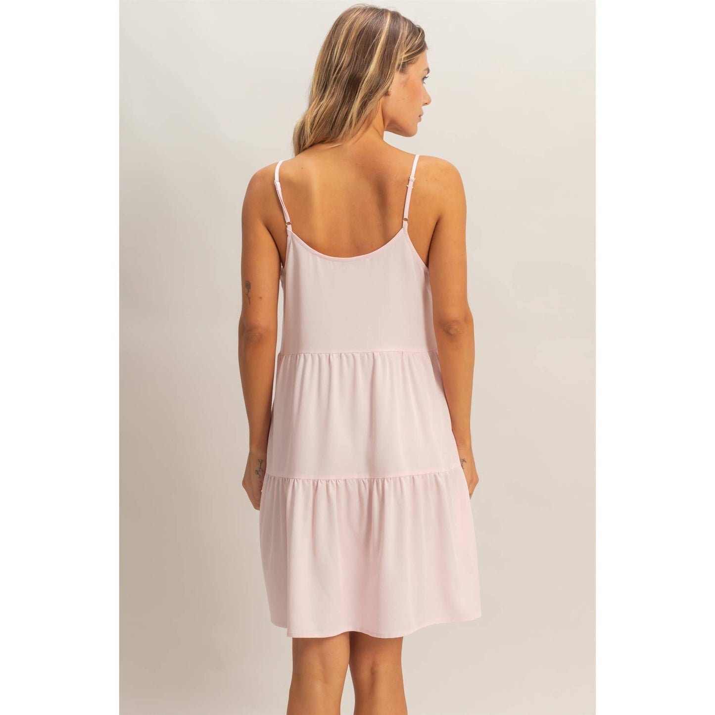 Tiered Spaghetti Strap Dress