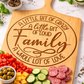 A Little Bit of Crazy” Engraved Bamboo Cutting Board – 17″ × 13