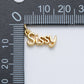 14K Gold Filled 16mm Sister "Sissy" Minimalist Script Charm | Charms-00031
