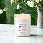 Teacher Candle | It Takes a Big Heart to Shape Little Minds
