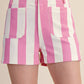 Stripe Colette Stretch Shorts