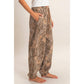 Tree Camouflage Print Jogger Pants