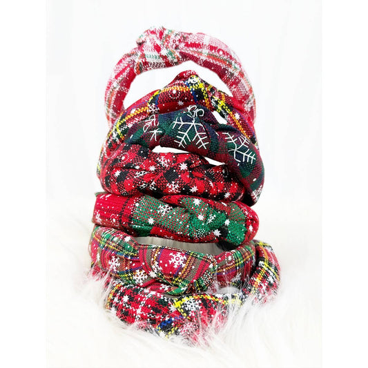 Christmas Theme Knotted Headbands