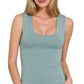 `Double Layer Rayon Tank Top Zenana