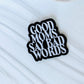 Good moms say bad words embroidered hat patch