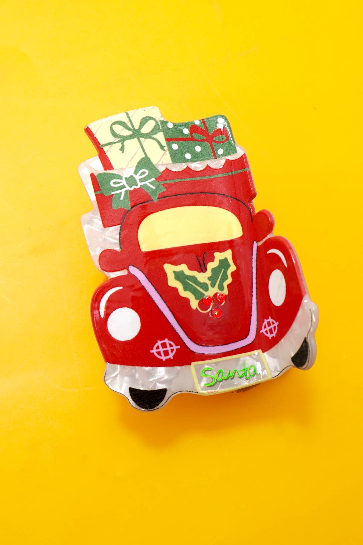 CHRISTMAS TREE SANTA SNOWMAN HAIR CLAW CLIPS | 40H939