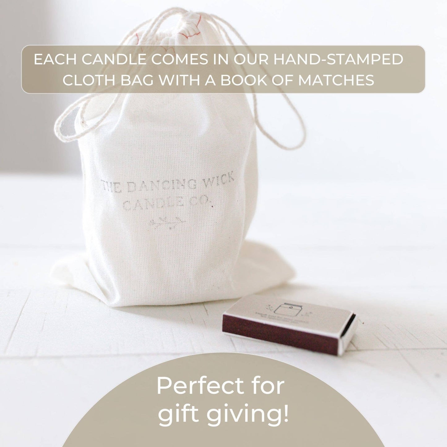 Thank you so much Gift Candle / Eucalyptus and Tea Scent