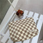 TRAVEL CHECKER GINGHAM COSMETIC MAKEUP POUCH BAG | 40P571