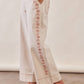 Floral Embroidered Cropped Wide-Leg Pants LP0276