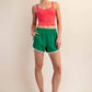 RECYCLED BUTTER TIGER SHORT