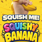 Fun Doh Squishy Banana Stress Relief Toy - 6/Display