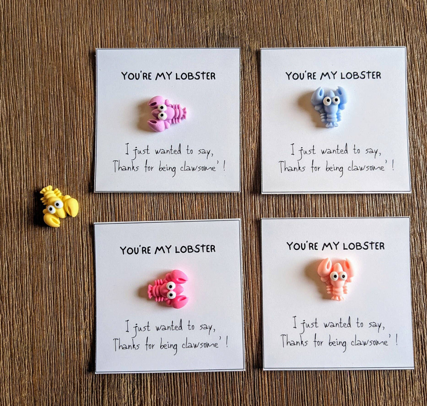 Lobster Appreciation Love & Motivation Card