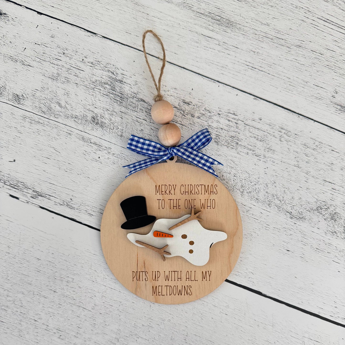 Funny Christmas Ornament – Meltdowns