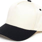 Kids/Baby Two Tone Vintage Cap - Black/Beige