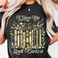I Have No Shelf Control Books Shirt