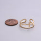 Side Cross Ring - Gold Cross Ring - Stacking Rings - Sideway Cross Ring - Cross Jewelry - Religious Jewelry - Sign Ring - Micro Pave ring R-060