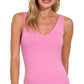 `Premium Rayon Double Layered Tank Top - Zenana