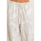 Tree Camouflage Print Jogger Pants