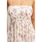 Smocked Floral Maxi Dress