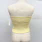 Smocked Twist Front Bandeau Top