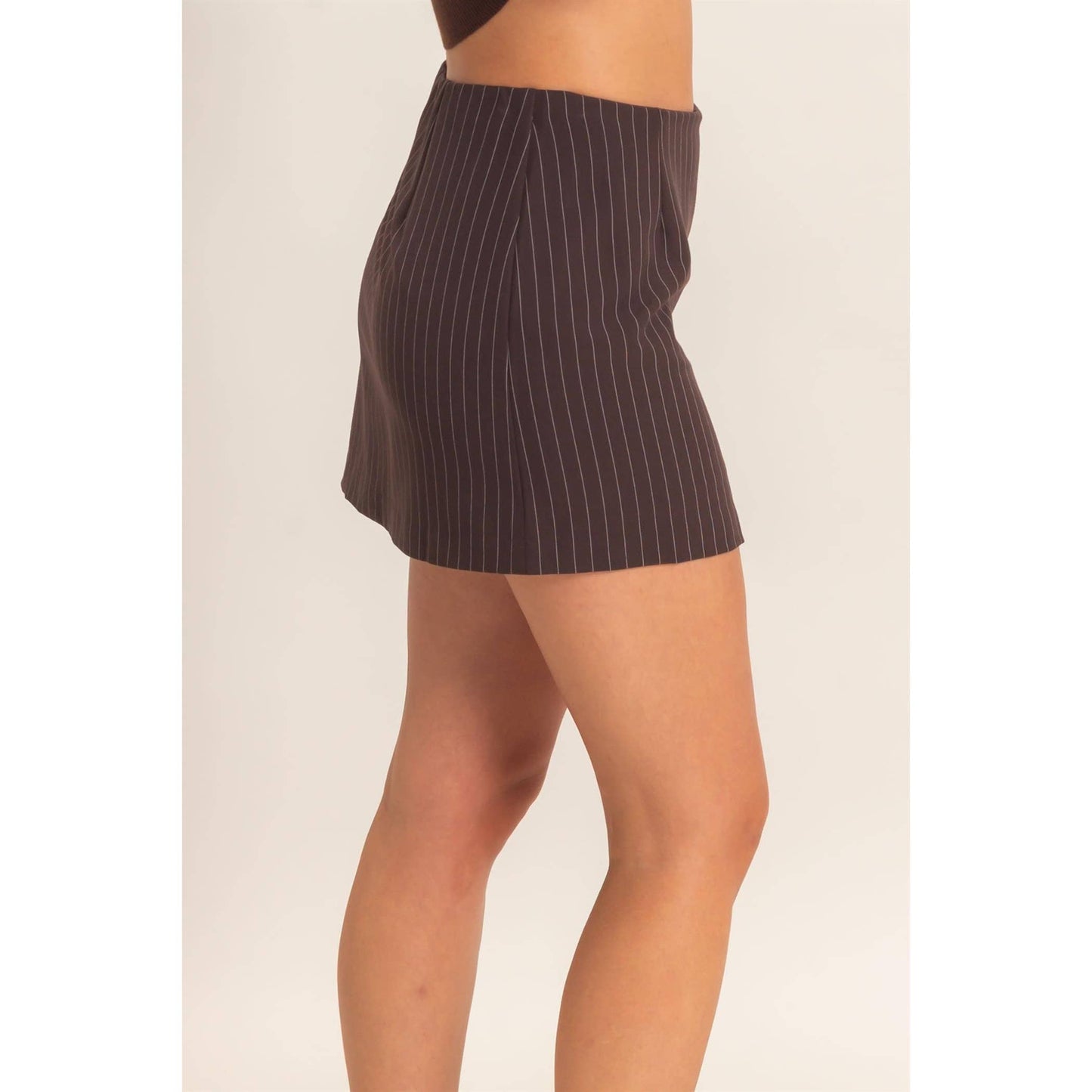 Pinstripe Skort