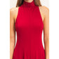 Sleeveless Halter Neck Jumpsuit
