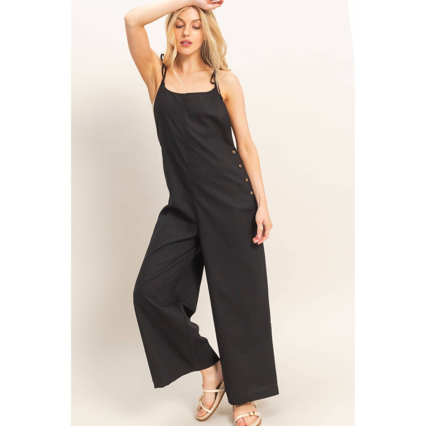 Adjustable Strap Jumpsuit