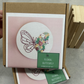 Floral Butterfly Embroidery Kit – Decorative DIY Craft