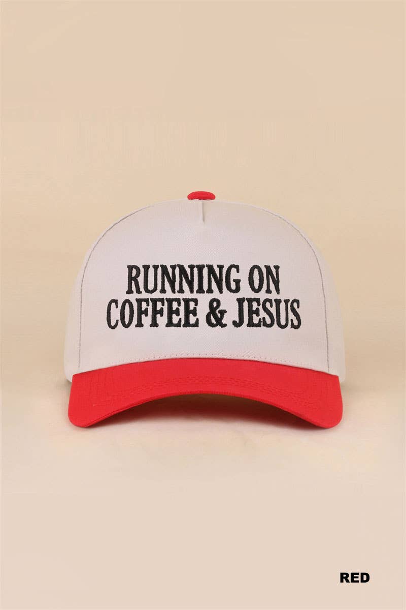 Coffee & Jesus Two Tone Cotton Hat