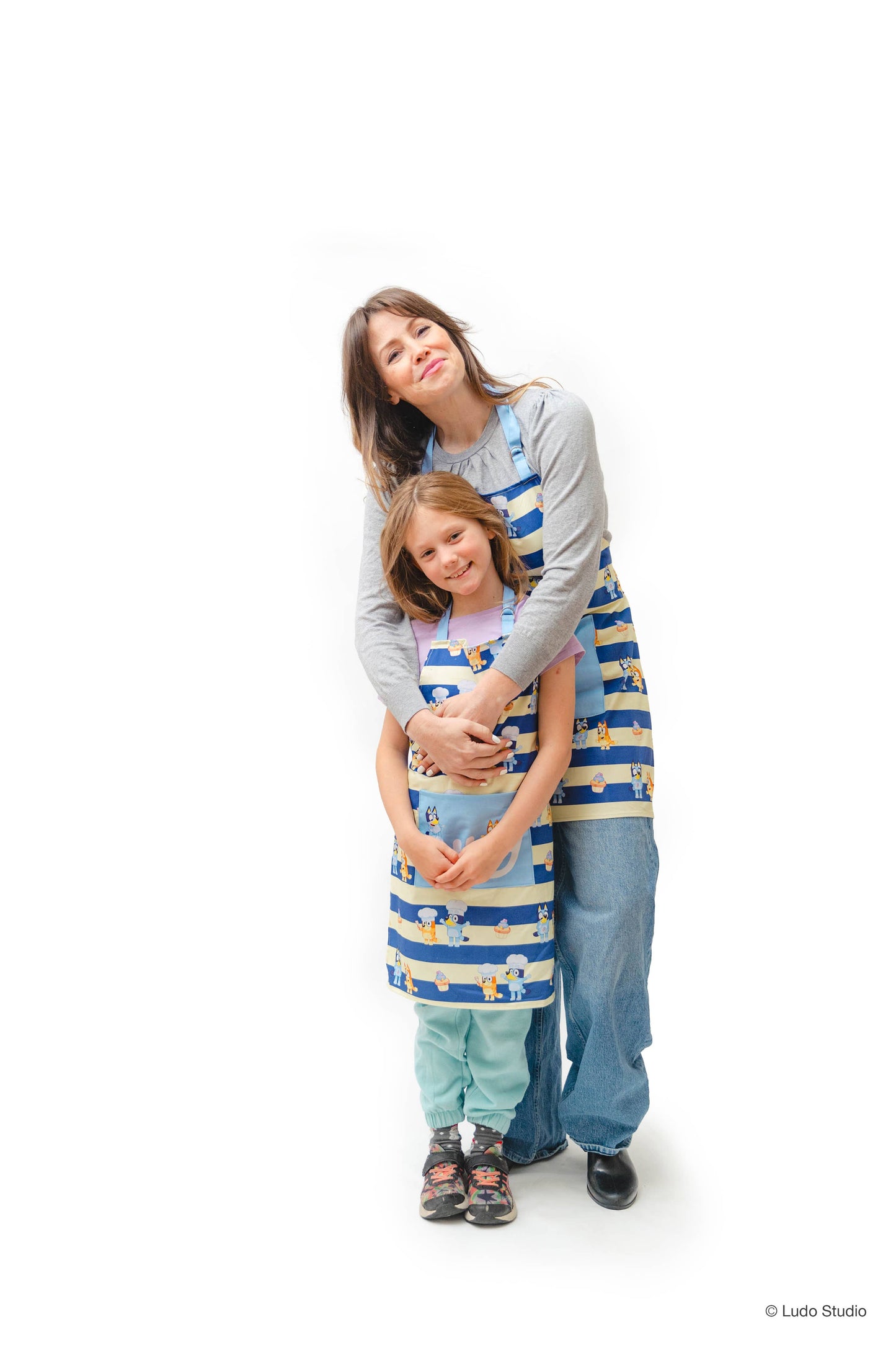 BLUEY™ Adult & Youth Apron Set – Matching Family Aprons