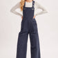 WIDE-LEG OVERALLS JUMPSUIT