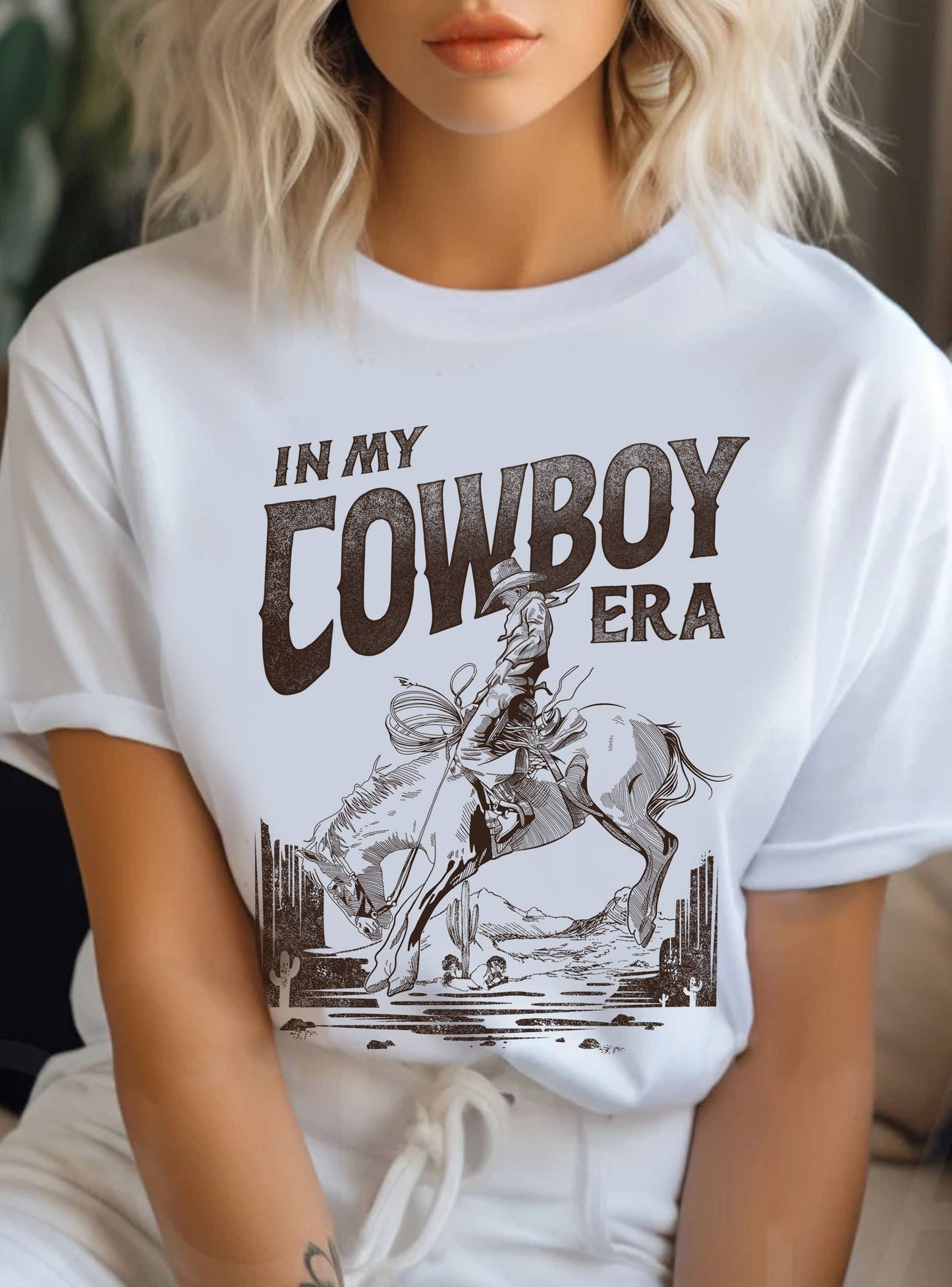 IN MY COWBOY ERA GRAPHIC TSHIRTS