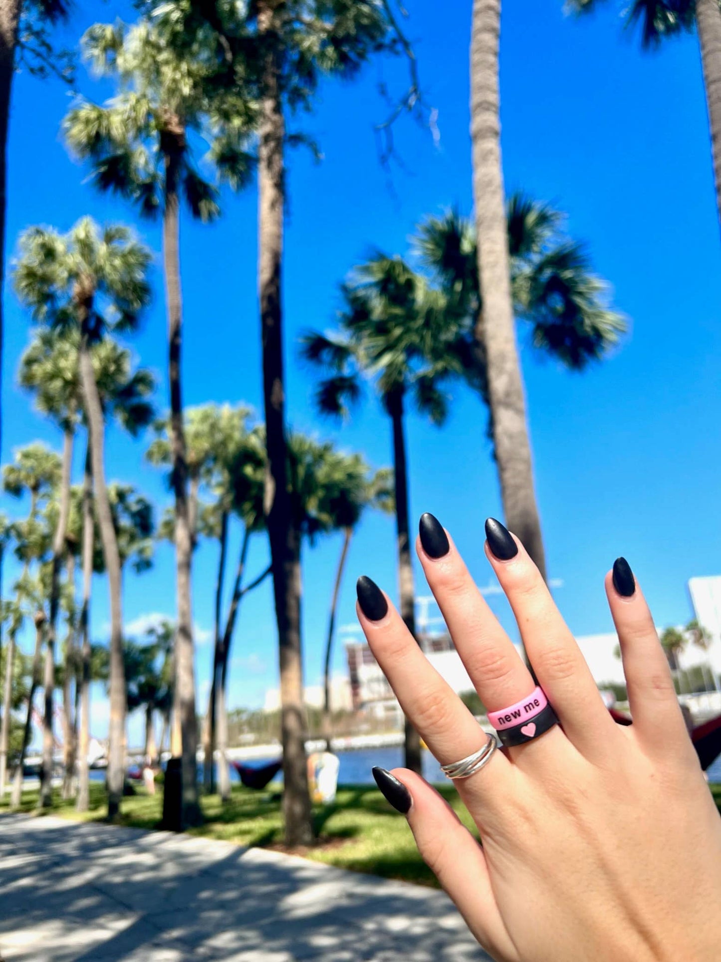 Flip Reversible heart and always ring