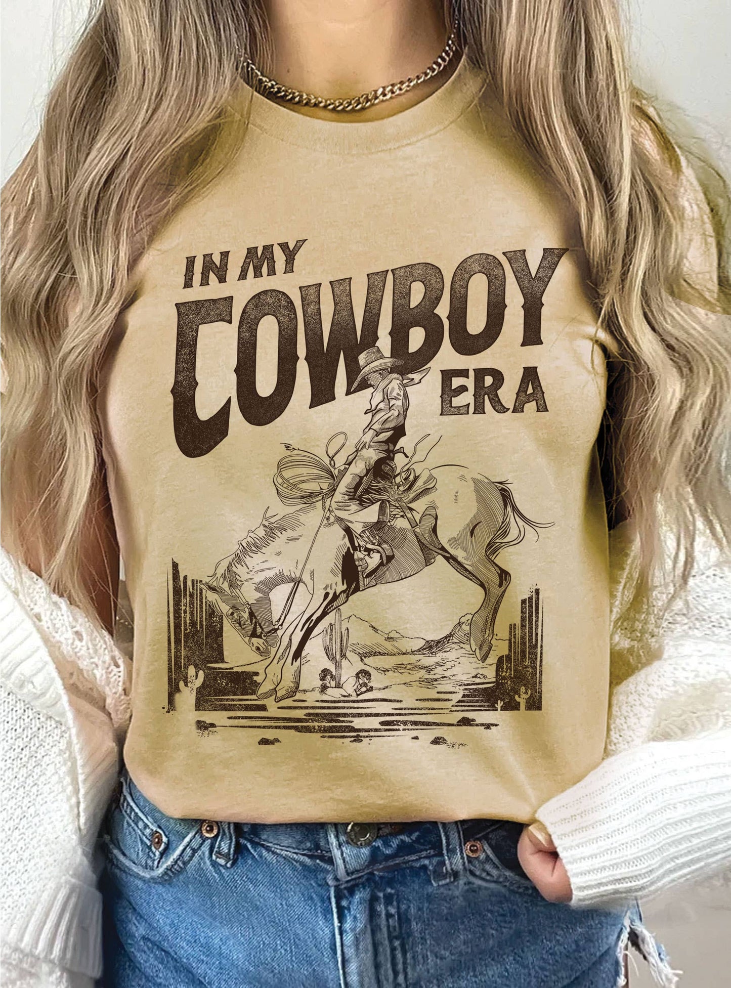 IN MY COWBOY ERA GRAPHIC TSHIRTS