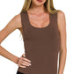 `Double Layer Rayon Tank Top Zenana