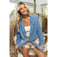 FRAYED VINTAGE WASHED WRINKLE SHIRT