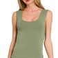 `Double Layer Rayon Tank Top Zenana