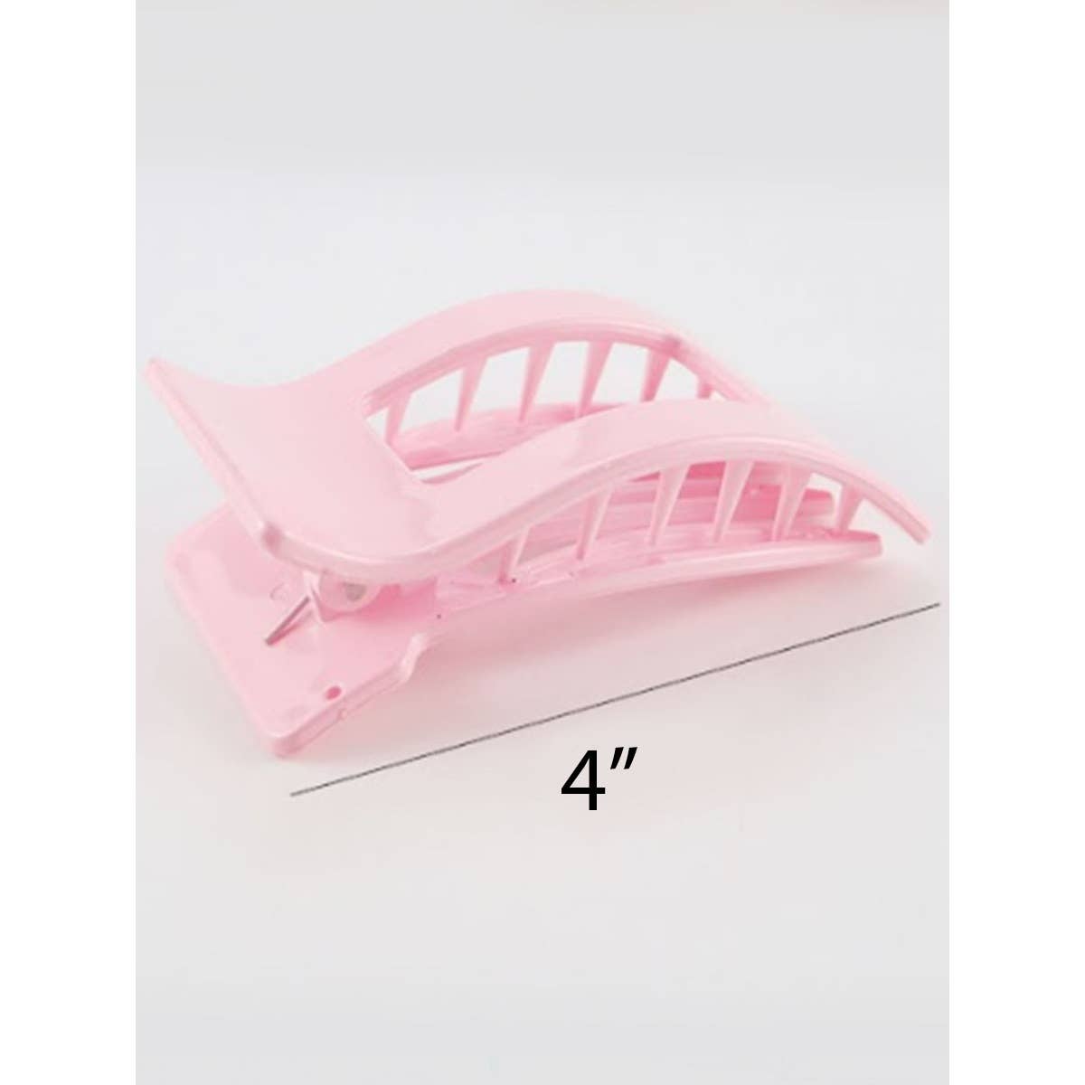 Rectangle Shape Flat Hair Claw Clips