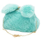 Bunny Rabbit Fuzzy Faux Fur Crossbody Bag