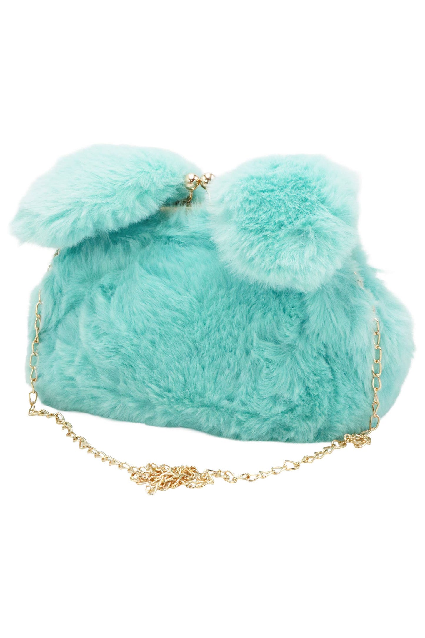 Bunny Rabbit Fuzzy Faux Fur Crossbody Bag